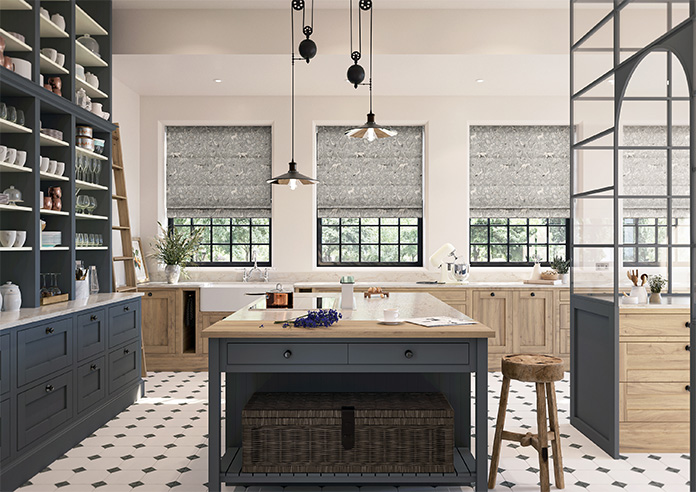 Rajah, Ash - Twist&Fit Roman Blind - Image 9